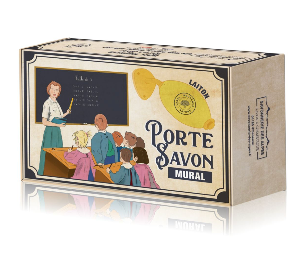 COFFRET PORTE SAVON LAITON
