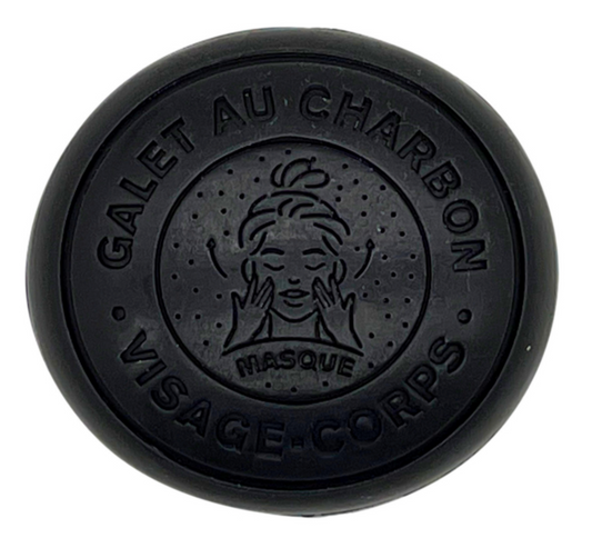 SAVON GALET SOIN - CHARBON NOIR (110gr)