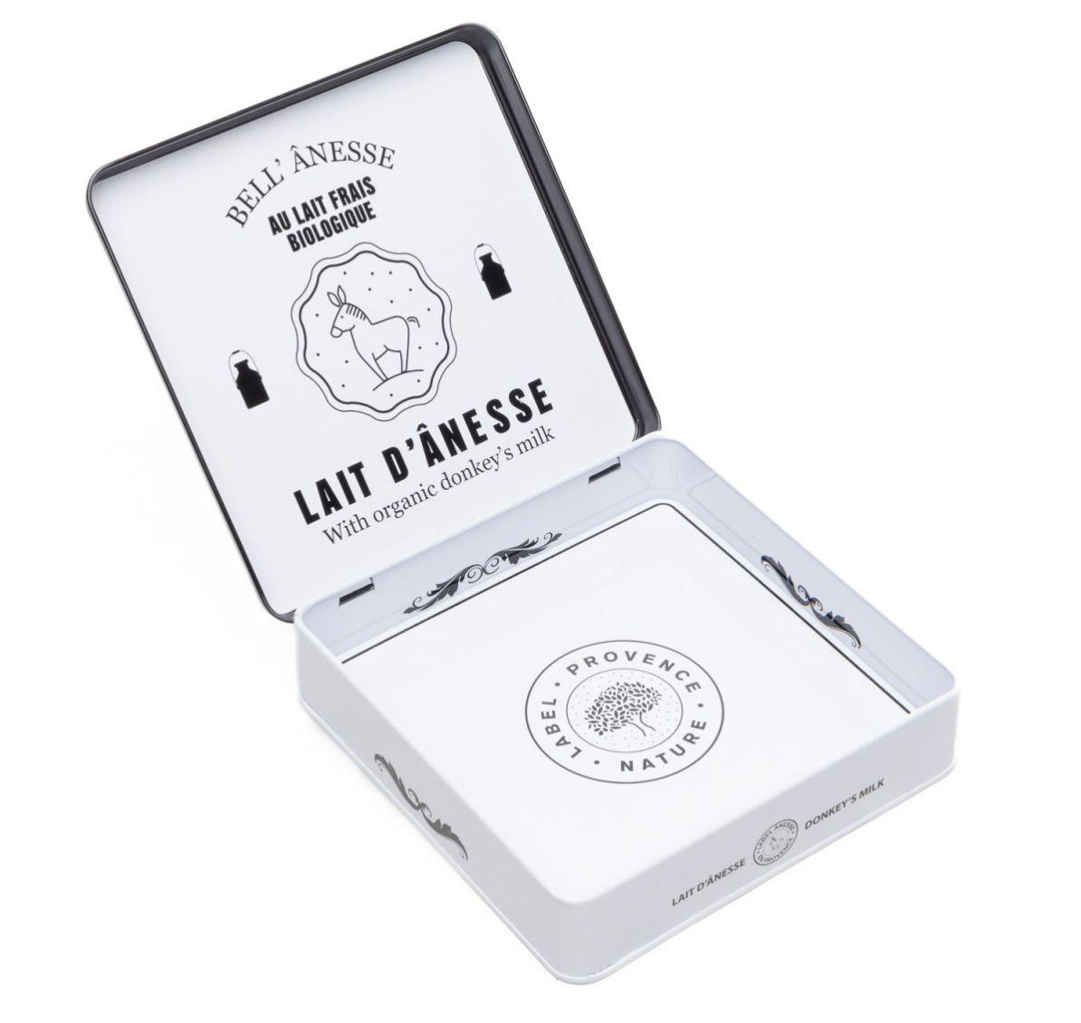 BAIGNOIRE LAIT D'ANESSE NOIR ET BLANC