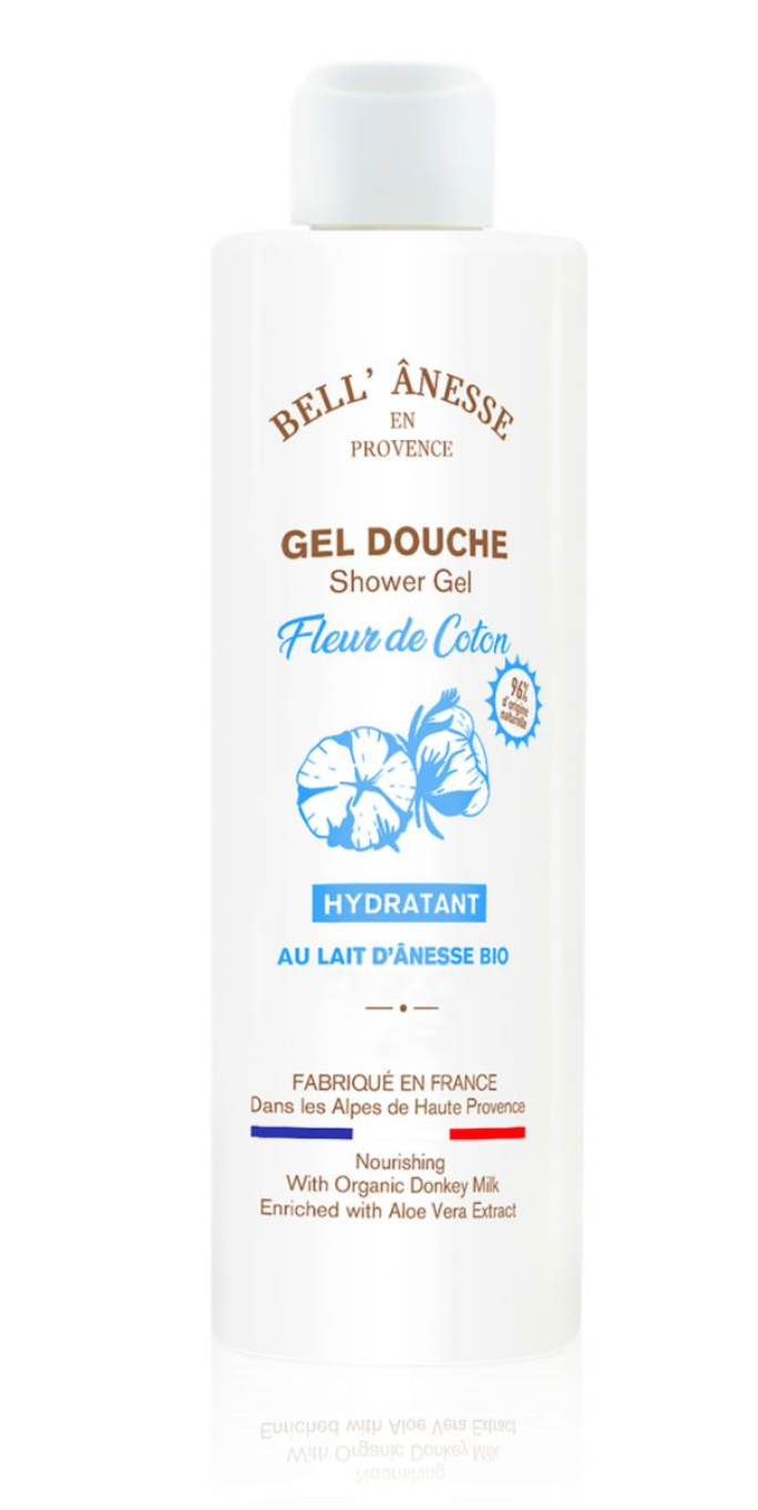 GEL DOUCHE FLEUR DE COTON "LAIT D'ANESSE BIO" 250ml