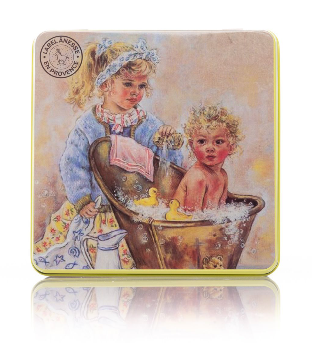 2 ENFANTS POUSSIN BAIGNOIRE