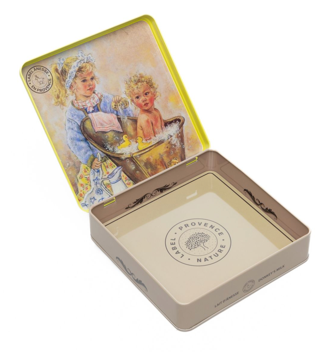 2 ENFANTS POUSSIN BAIGNOIRE